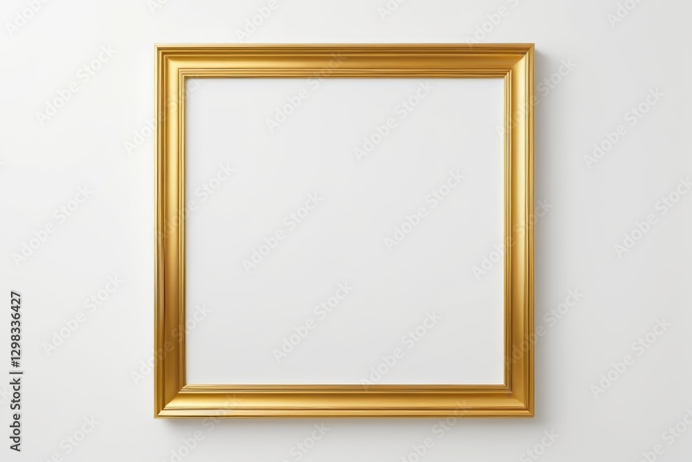 a close up of a gold frame on a white wall a close up of a gold frame on a white wall