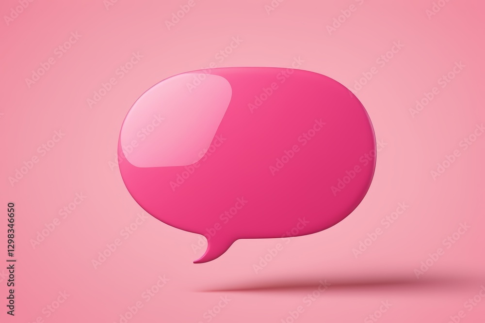 a close up of a pink speech bubble on a pink background a close up of a pink speech bubble on a pink background