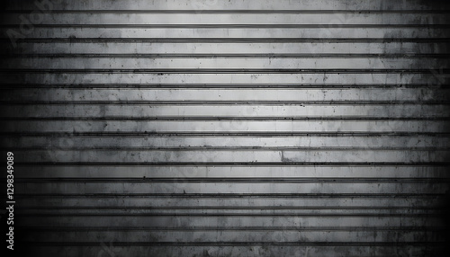 Monochrome grunge texture features horizontal lines and a subtle light source