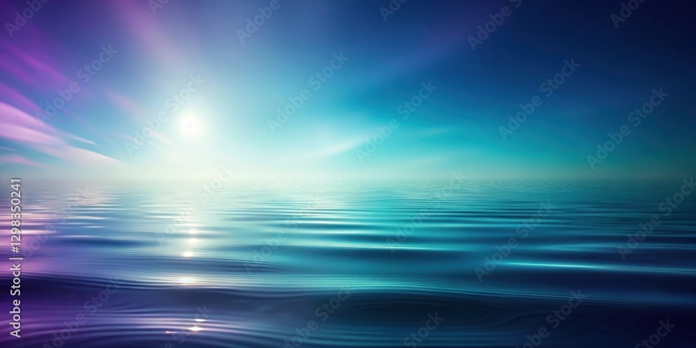 Serene Seascape A Dreamlike Ocean Scene with Soft Hues of Purple and Teal at Sunrise or Sunset Serene Seascape A Dreamlike Ocean Scene with Soft Hues of Purple and Teal at Sunrise or Sunset