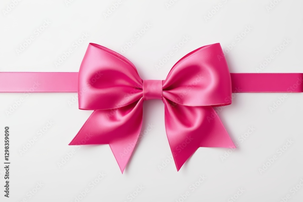 a close up of a pink bow on a white background a close up of a pink bow on a white background
