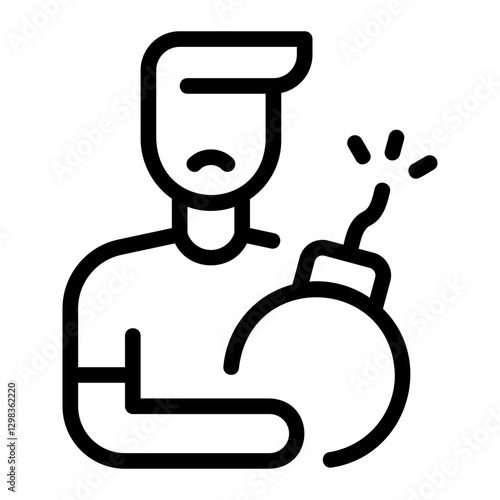 debtor line icon