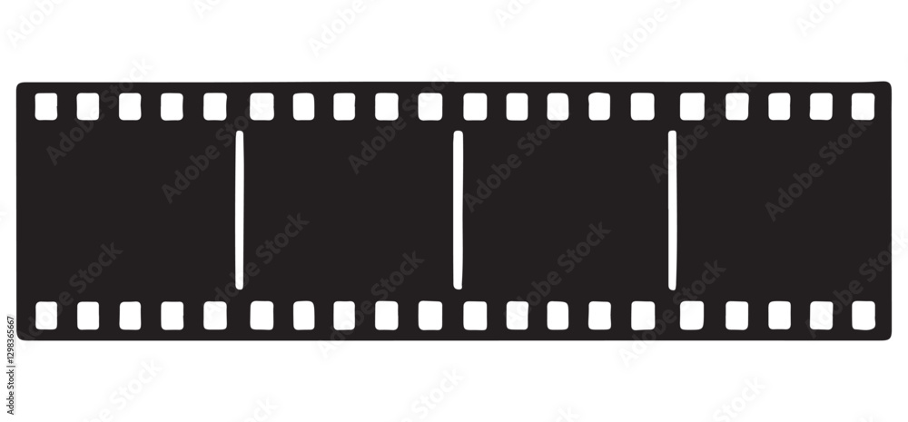 Film Strip Vector Art Representing Cinema Movie Making and Photography Film Strip Vector Art Representing Cinema Movie Making and Photography