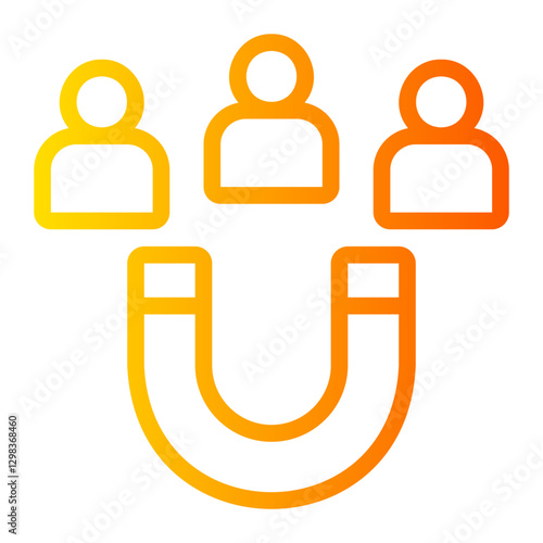 customer gradient icon