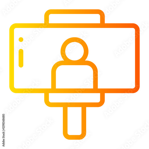 vlogger gradient icon