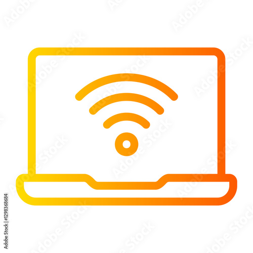 wifi gradient icon