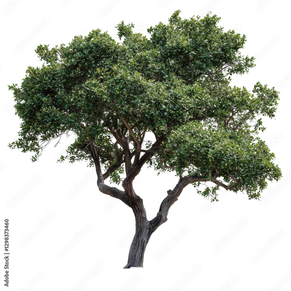 Obraz premium Single tree on transparent background