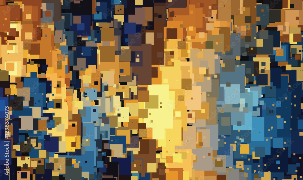 Dynamic Abstract Background with Interlocking Shapes in Gradient Colors Dynamic Abstract Background with Interlocking Shapes in Gradient Colors