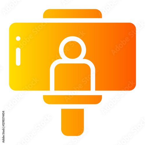 vlogger gradient icon