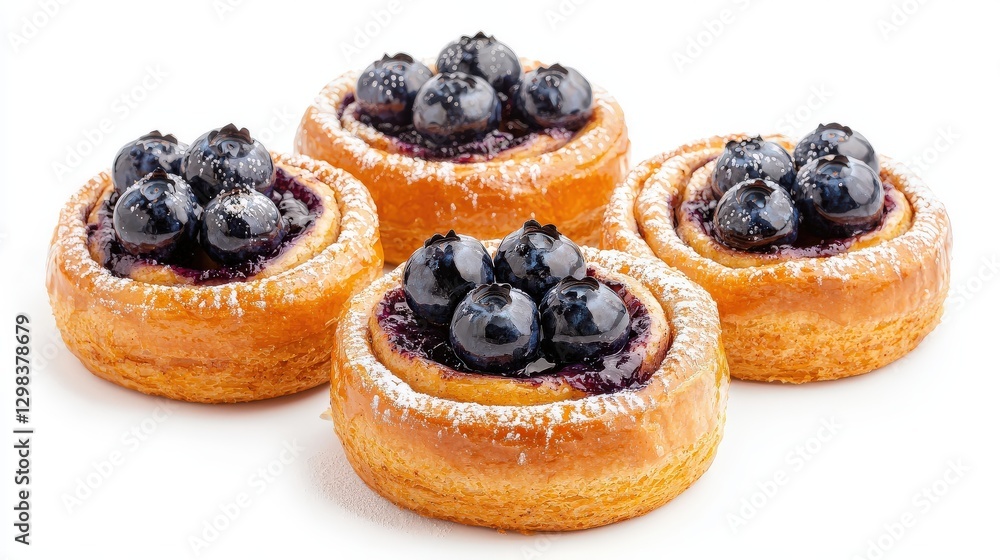 Delicious Blueberry Danish Pastries Fresh Baked Goodness Delicious Blueberry Danish Pastries Fresh Baked Goodness