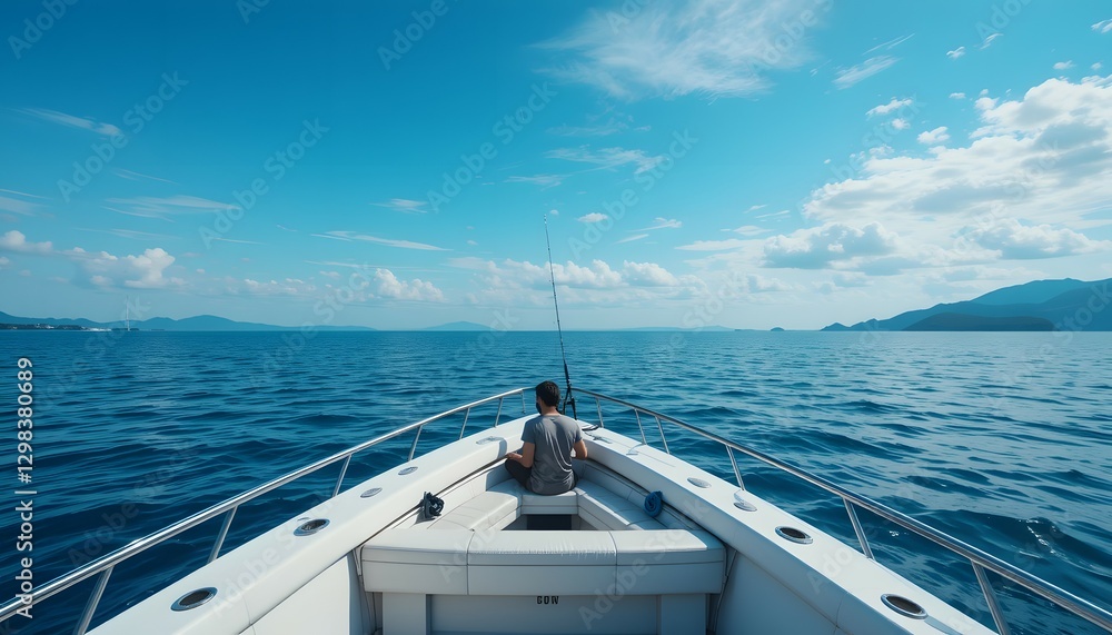 Fototapeta premium sailing boat in the sea