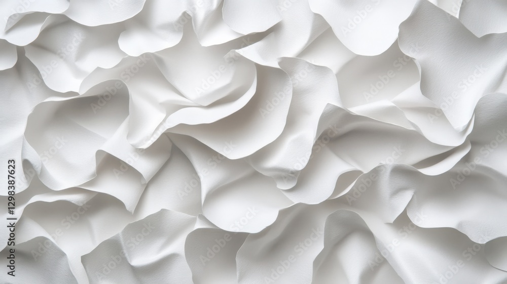 Fototapeta premium Abstract White Fabric Background Texture