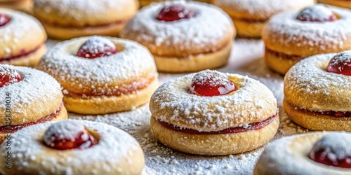 Wallpaper Mural Indulge in homemade Bulgarian Lokumki: traditional shortbread cookies filled with Turkish delight, beautifully photographed. Torontodigital.ca