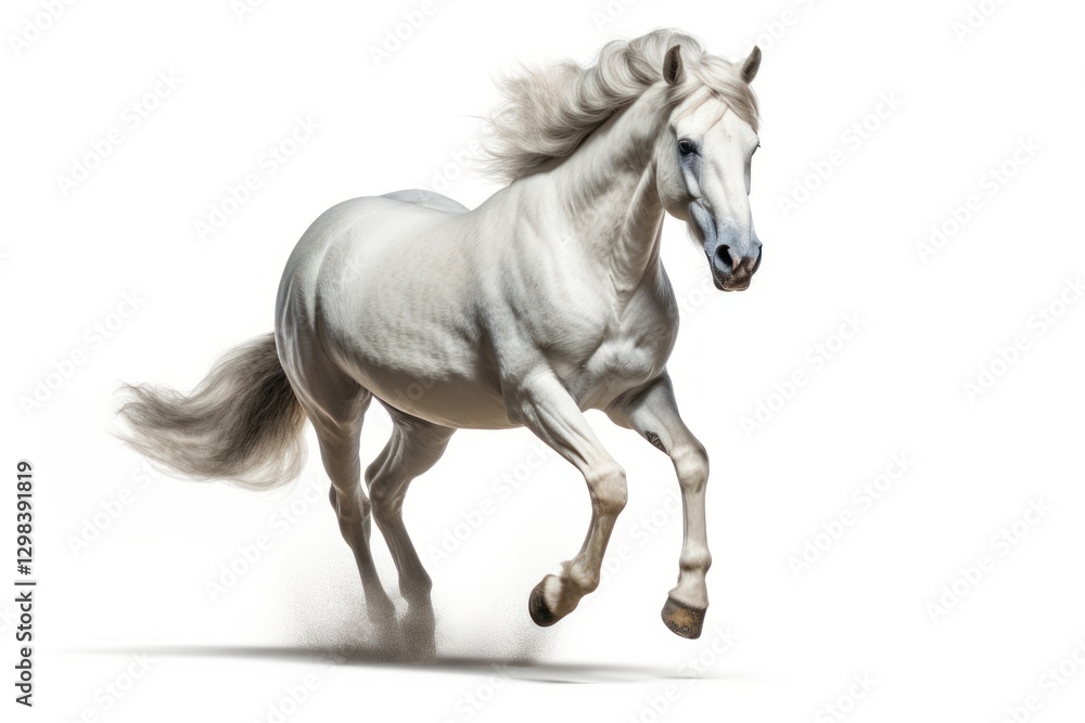 Naklejka premium Horse running stallion animal mammal.