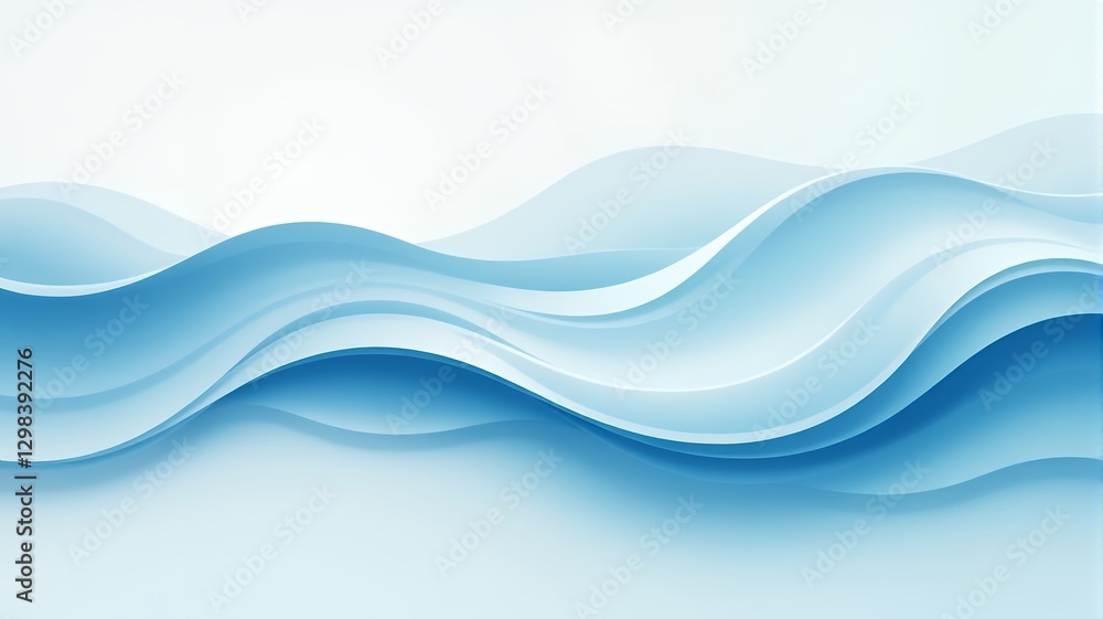 Flowing Blue Waves Flowing Blue Waves