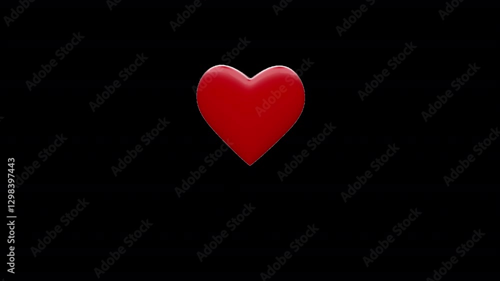 Red Heart Emoji with Alpha Channel Red Heart Emoji with Alpha Channel