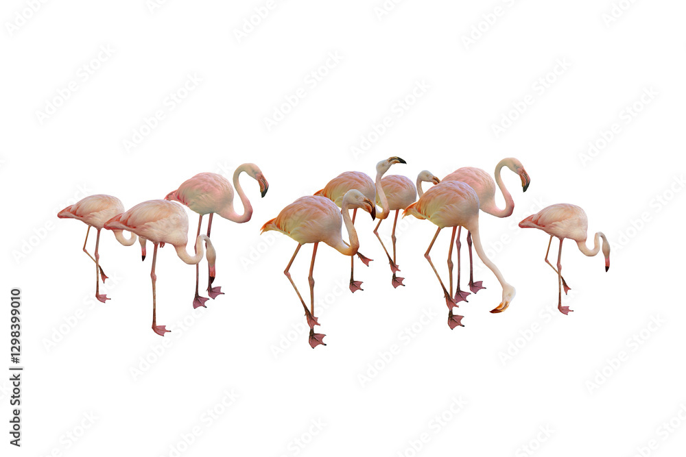 Obraz premium flamingo, bird, pink flamingo, wildlife, 
