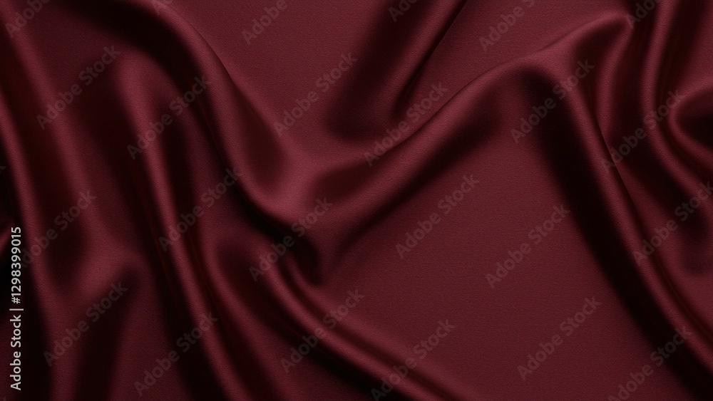 Obraz premium Elegant burgundy satin fabric