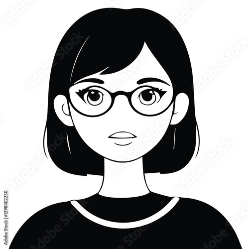 woman wearing glasses 