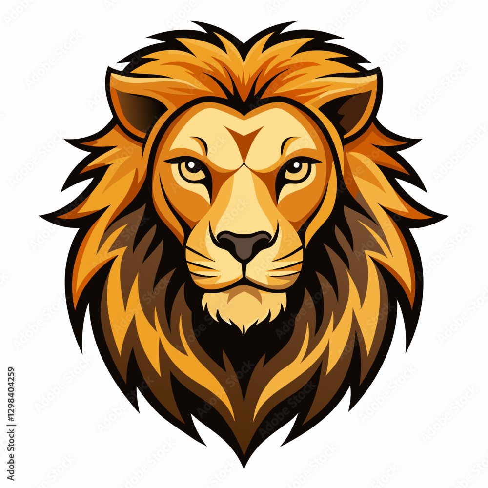 Lion head vector illustration Lion head vector illustration