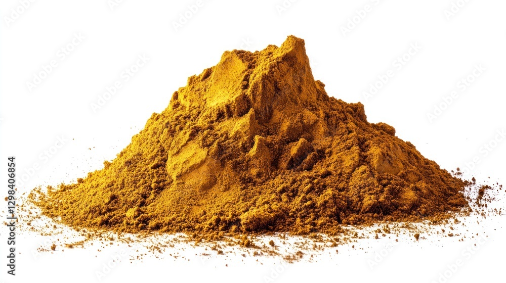 Golden Turmeric Powder Pile, Culinary Spice, Aromatic, Vibrant, Natural, Healthy, Ingredient, Cooking, Flavor, Taste, Cuisine, Yellow, Orange, Heap, Ground, Dry, Food Photography Golden Turmeric Powder Pile, Culinary Spice, Aromatic, Vibrant, Natural, Healthy, Ingredient, Cooking, Flavor, Taste, Cuisine, Yellow, Orange, Heap, Ground, Dry, Food Photography