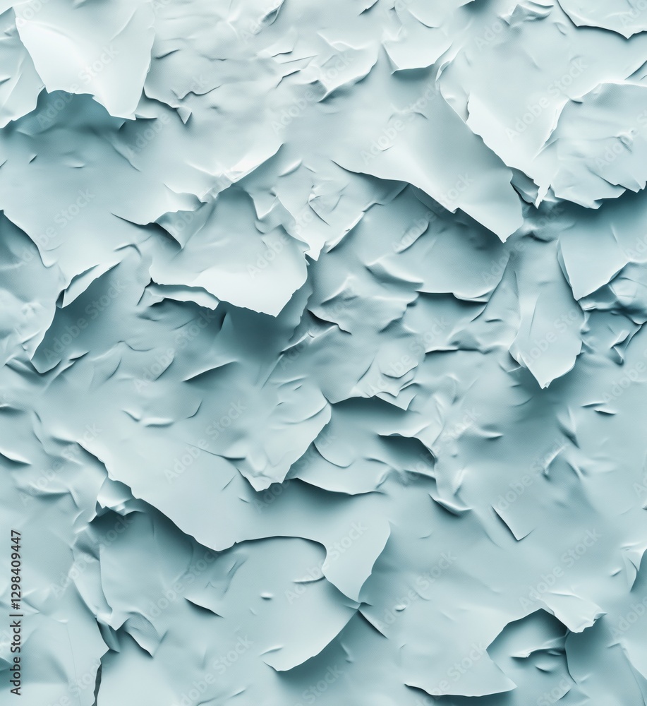 Textured blue paper background with crumpled and torn edges for design projects, copy space for text Textured blue paper background with crumpled and torn edges for design projects, copy space for text