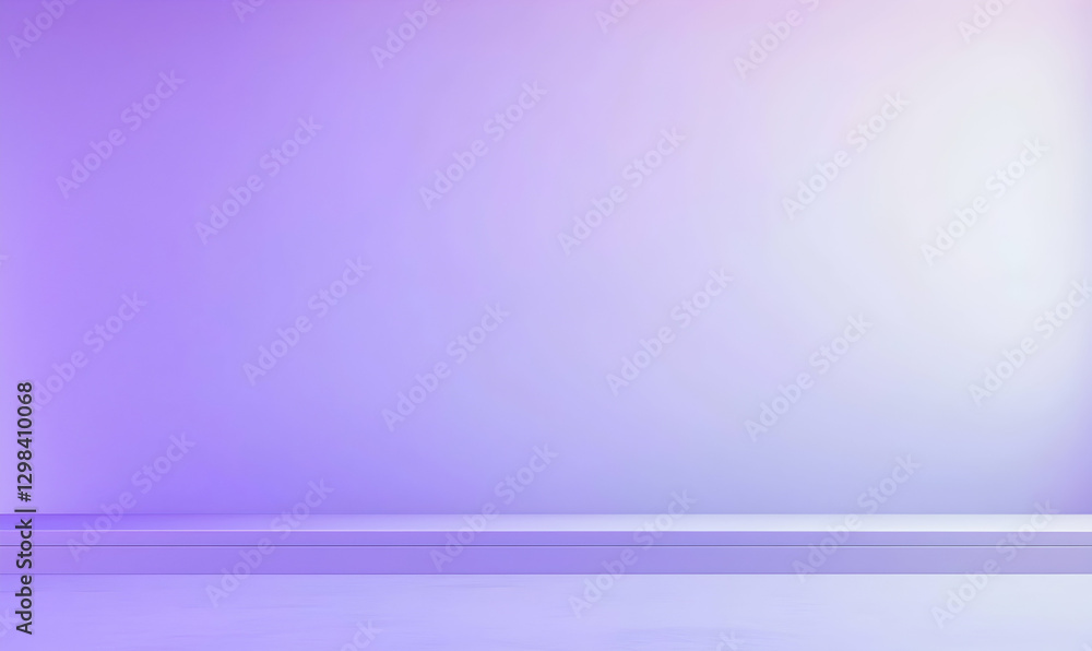 Minimalist purple gradient studio room, sleek setting for photography. Minimalist purple gradient studio room, sleek setting for photography.