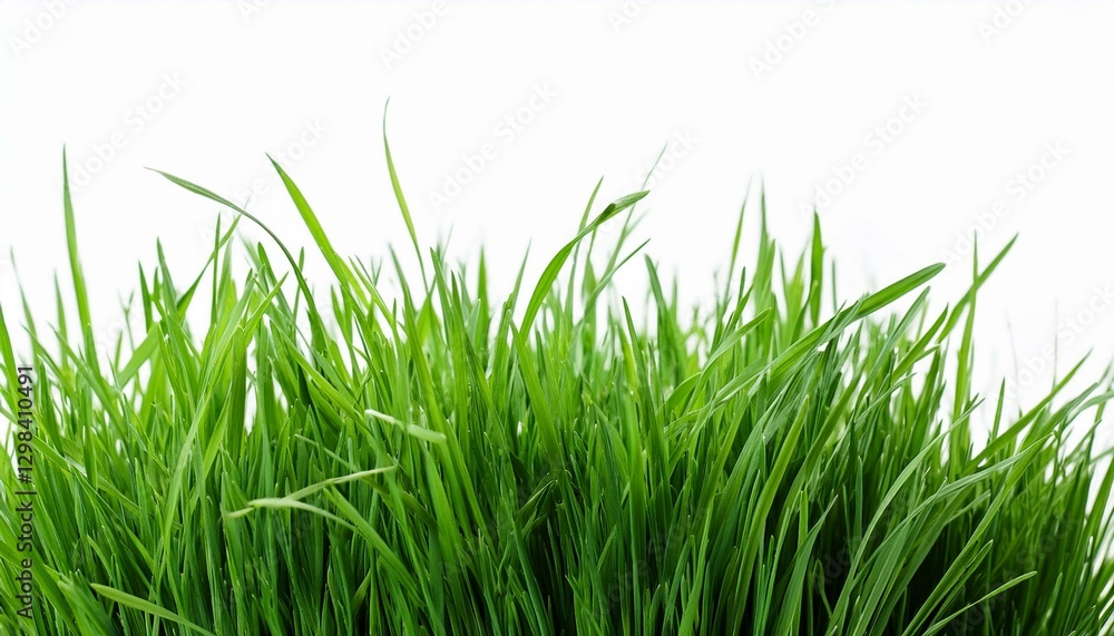 green grass isolation on the white backgrounds green grass isolation on the white backgrounds