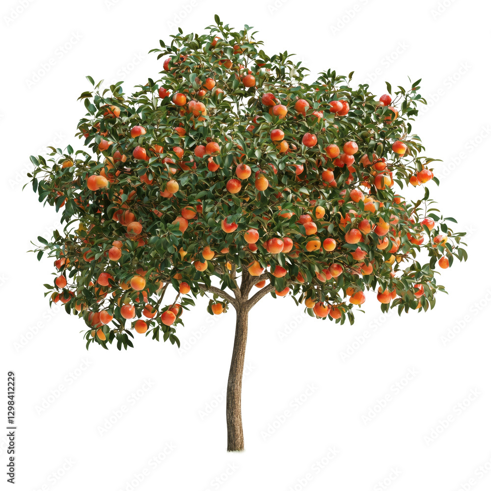 Single tree on transparent background Single tree on transparent background