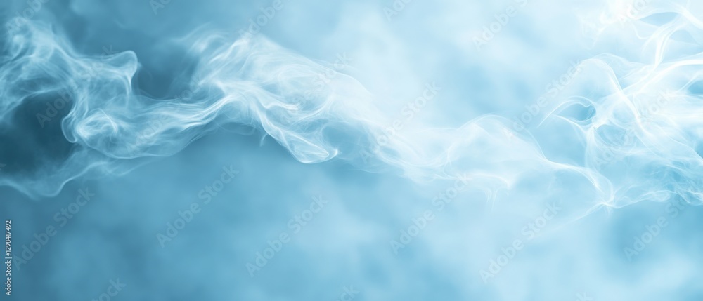 Obraz premium abstract blue smoke background wallpaper