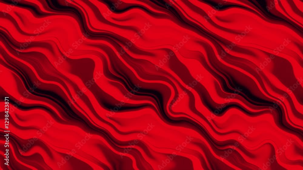 Red background with dramatic wavy fold animated looping 4K Red background with dramatic wavy fold animated looping 4K