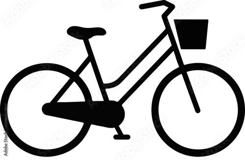 bicycle isolated on white