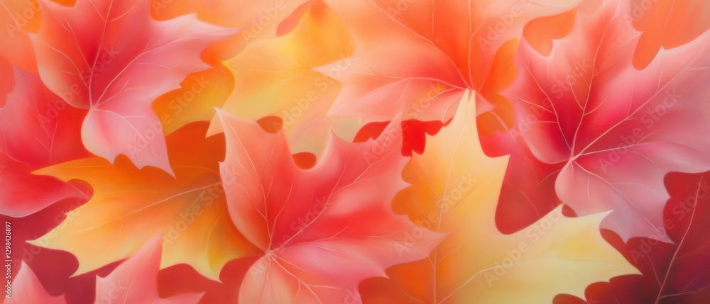 abstract Autumn Maple Leaves abstract Autumn Maple Leaves
