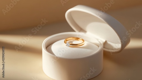 engagement ring in a box