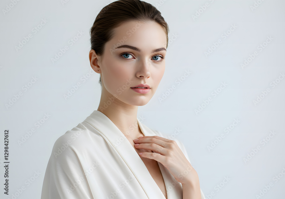 Portrait of a European woman (beauty salon/skin care) Portrait of a European woman (beauty salon/skin care)