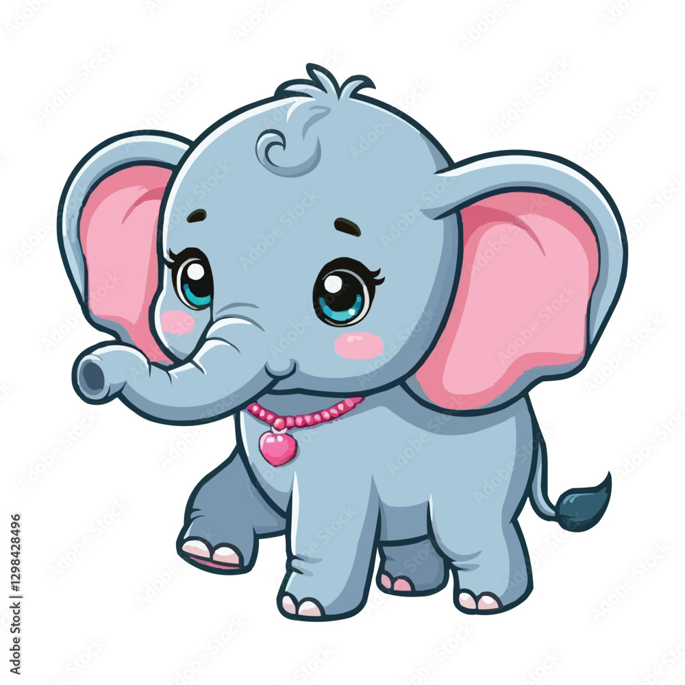 Fototapeta premium elephant cartoon