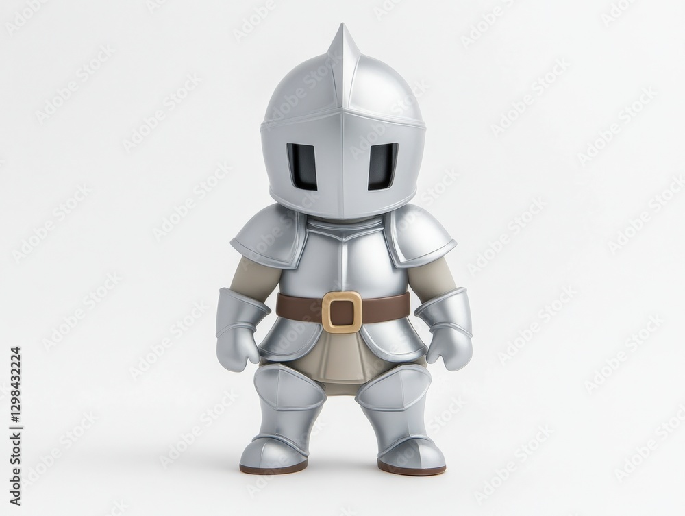 Fototapeta premium Toy Knight in Shining Armor