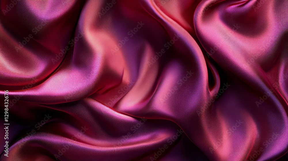 Fototapeta premium Silk Texture Flowing View with Silk with Texture with Flowing