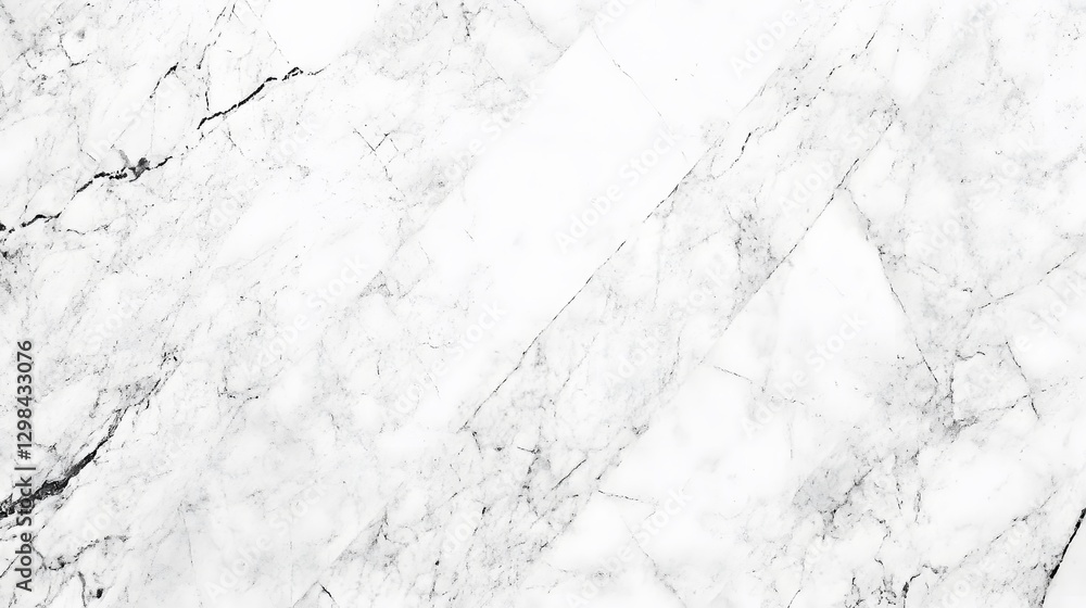 Fototapeta premium AI Generated White Marble Texture Background Seamless Pattern