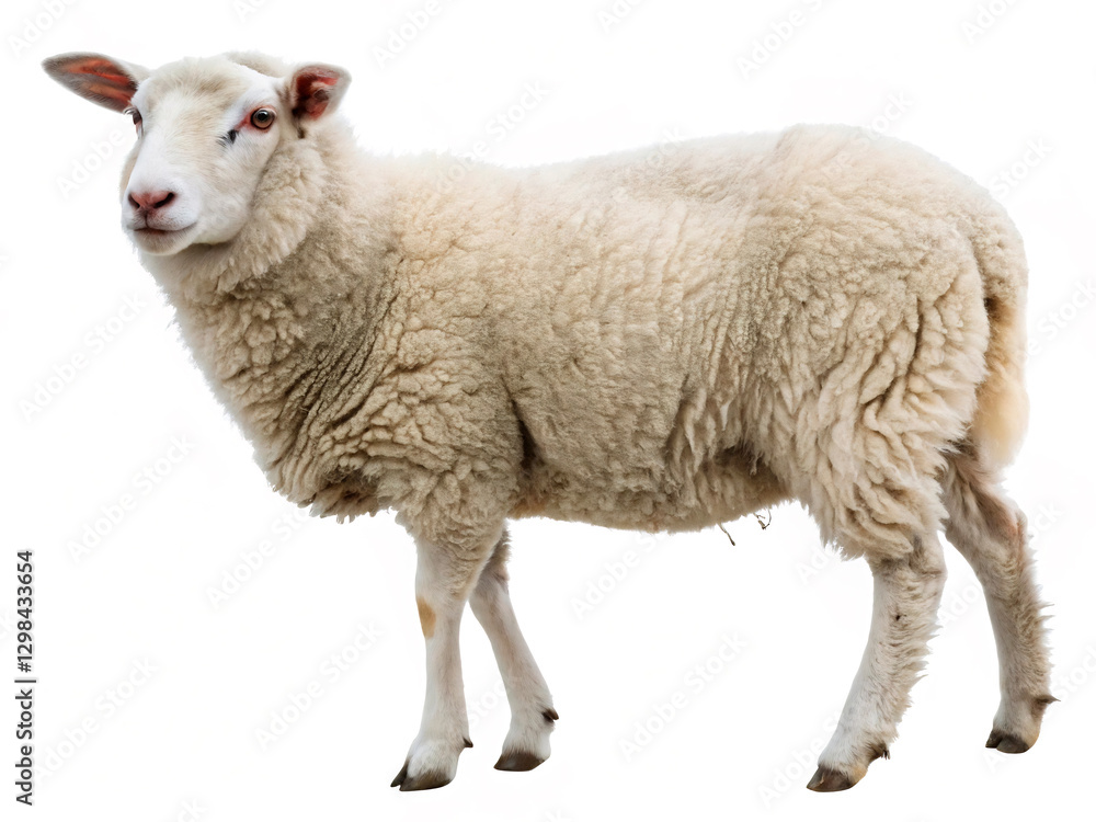 Fototapeta premium sheep and lamb