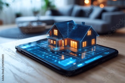 
An office using an innovative system for controlling home appliances via a smartphone.

