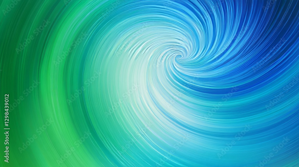 Fototapeta premium Background Radial Gradient View with Green with Background