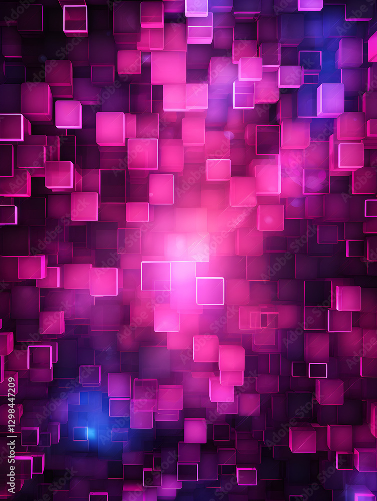 Abstract textured neon mosaic background Abstract textured neon mosaic background