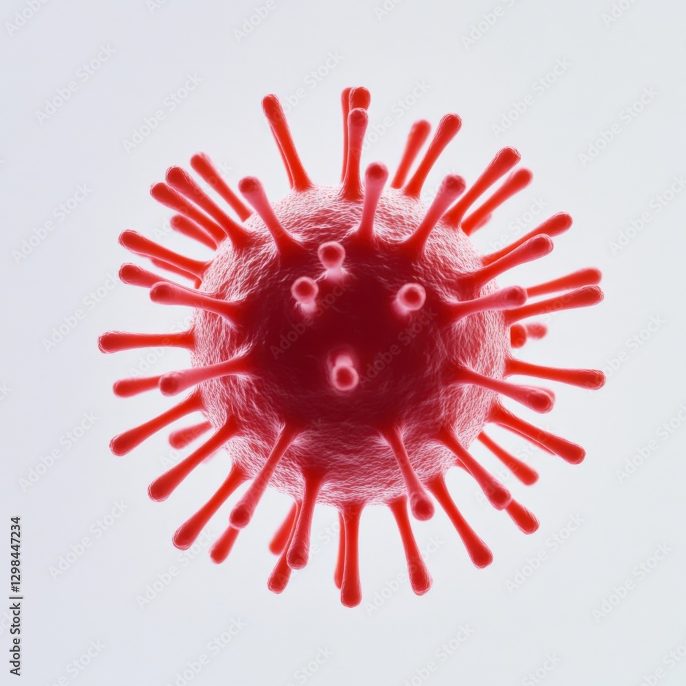 Red virus illustration Red virus illustration