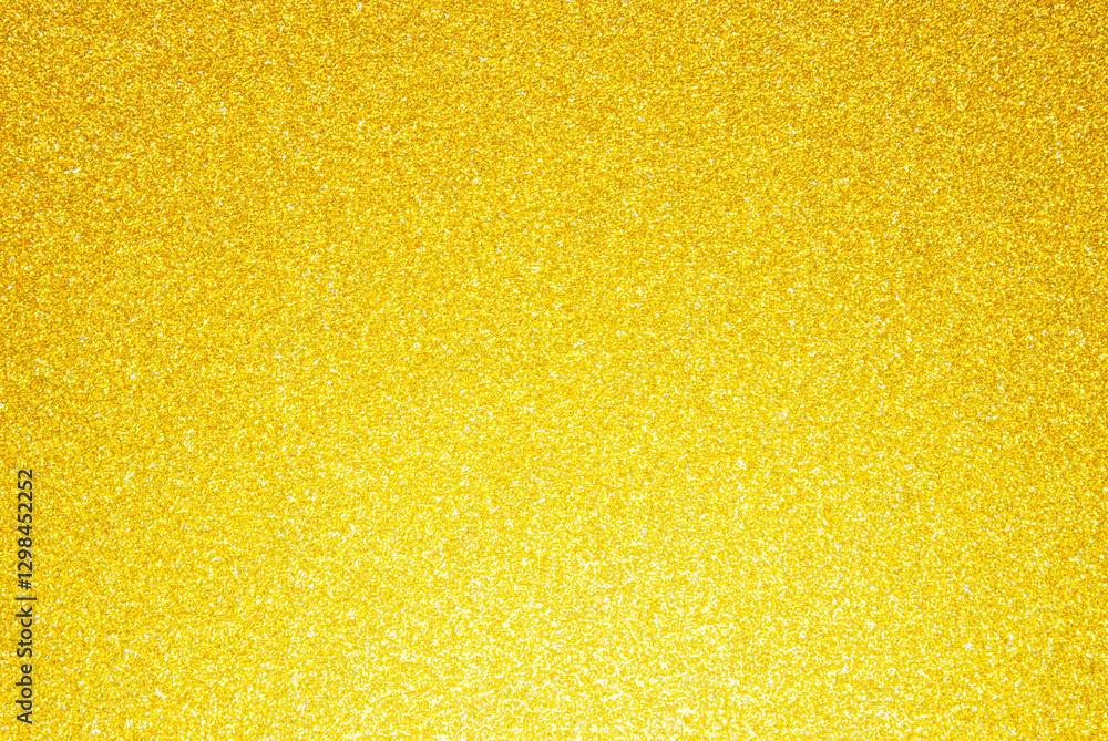 Golden glitter paper texture as background Golden glitter paper texture as background