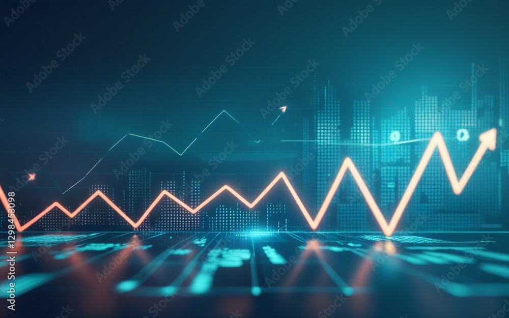 Fototapeta premium Modern Digital Banking Background