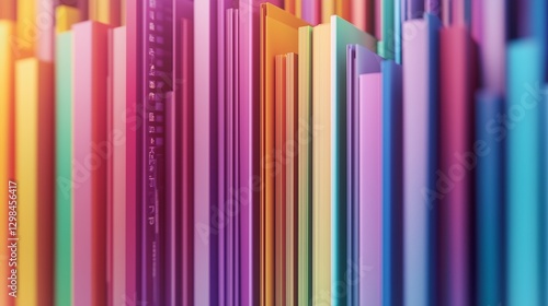 An open book with colorful light. Abstract world book abstract abstract. Generative illustration of a 3d ai day. A brightly lifestyle lit open book.