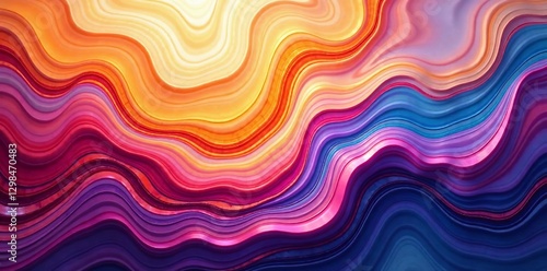 Elegant abstract background with marble texture and vibrant rainbow colors, rainbow, marble