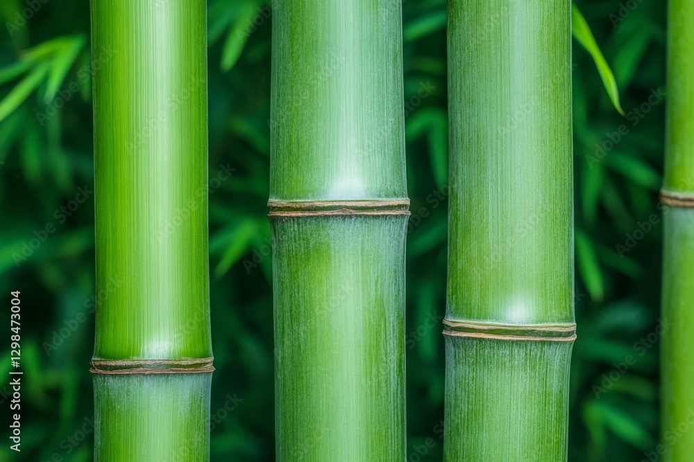 Fototapeta premium A breathtaking bamboo forest with towering green stalks forming a natural tunnel