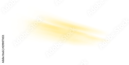 PNG Sunlight with a special glare effect on a transparent background. Light transition with natural sunlight, bright reflections and realistic light drips. yellow lines